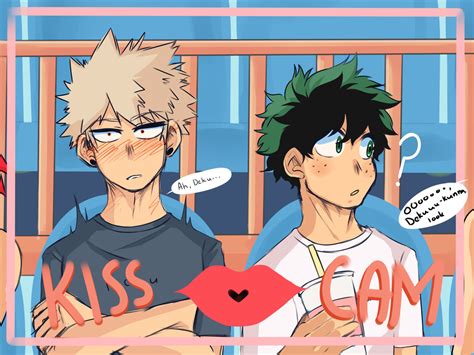 bakudeku pics|bakudeku kissing fanart.